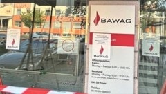 Aktuell wird die Filiale der BAWAG Oberwart umgebaut. Die Ausweichfiliale ist zum Ärger von Kunden nicht 24-Stunden durchgehend zugänglich. (Bild: Carina Fenz)