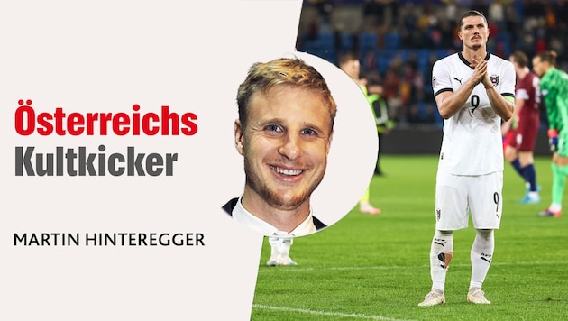 Martin Hinteregger analyzes Austria's Nations League performance. (Bild: GEPA/Krone KREATIV, GEPA Pictures)