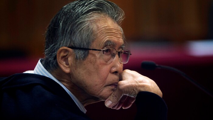 Archivbild aus dem Jahr 2016: Alberto Fujimori während seines Gerichtsprozesses