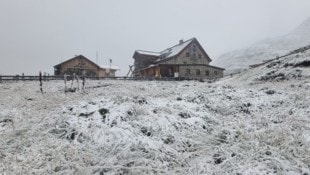 Angezuckert: die Franz-Senn-Hütte im Stubaital (Bild: Franz-Senn-Hütte)