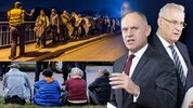 Bayerns Innenminister Joachim Herrmann (CSU, rechts im Bild) hat die Ankündigung seines ...