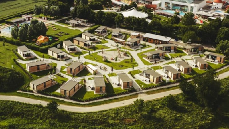 Luxuriös. Chalets in der Sonnentherme Lutzmannsburg. (Bild: Sonnentherme Lutzmannsburg)