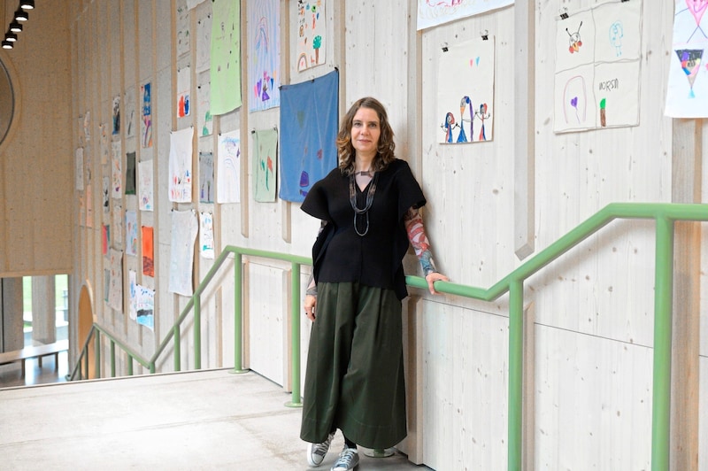 The Brazilian artist Rivane Neuschwander opened the new children's art laboratory in St. Pölten with her exhibition. (Bild: Molnar Attila/Attila Molnar)