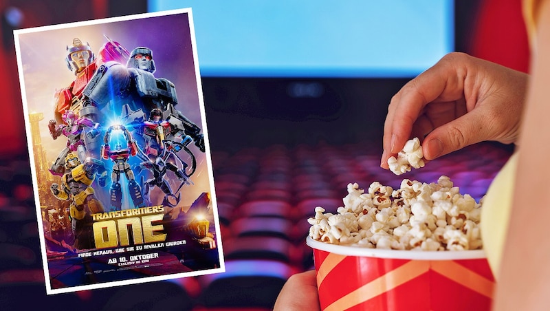 Sehen Sie „Transformers One“ mit der „Krone“ vor allen anderen! (Bild: Krone KREATIV/© 2024 Paramount Pictures, stock.adobe.com)