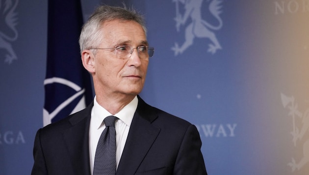 Jens Stoltenberg zieht sich als NATO-Chef zurück. (Bild: AFP/Thomas Fure)