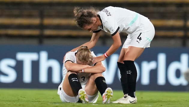 For the ÖFB U20 women, the World Cup ended in the round of 16 against North Korea. (Bild: AP ( via APA) Austria Presse Agentur/ASSOCIATED PRESS)