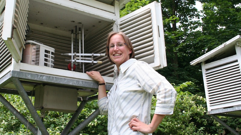 GeoSphere-Meteorologin Claudia Riedl (Bild: Hutter Melanie/Melanie Hutter)