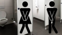 Viele Menschen drücken sich vorm „Drücken“ auf öffentlichen Toiletten. (Bild: Krone KREATIV/leomalsam, Polina Tomtosova – stock.adobe.com)