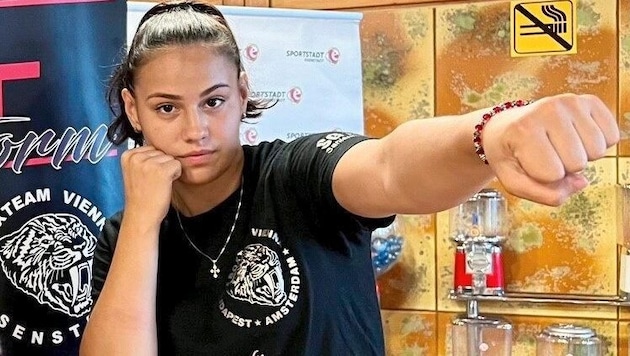 Denise Stojanev, Austria's youngest professional boxer at the age of 18, wants to score points with power and technique. (Bild: Grammer Karl)