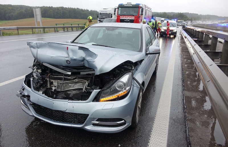 On Thursday, there was also a rear-end collision on the A1. (Bild: DOKU-NÖ/DOKU NÖ)