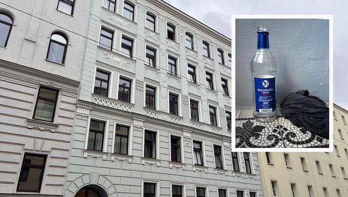 Diese Wodkaflasche wurde in einer WG in Wien-Favoriten zur tödlichen Waffe.