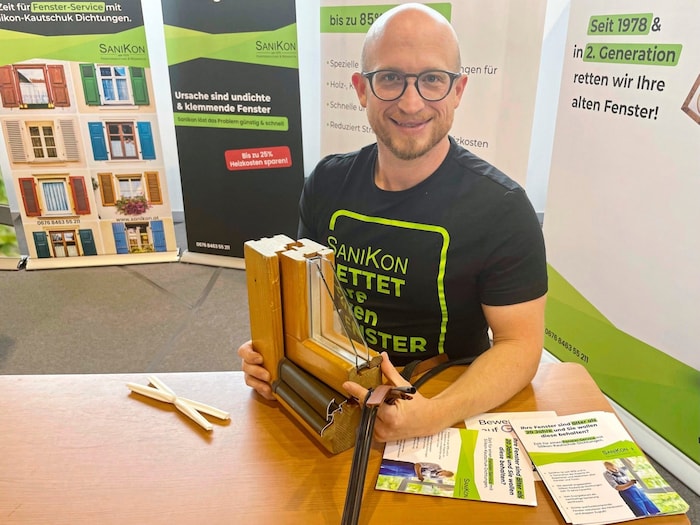 Mathias Möseneder erzählt vom Sanieren und Retten alter Fenster.