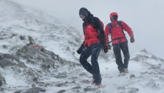 Im Nationalpark Gesäuse schneite es bereits kräftig.