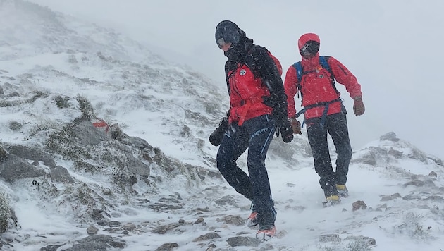 It has already snowed heavily in the Gesäuse National Park. (Bild: Andreas Steininger)