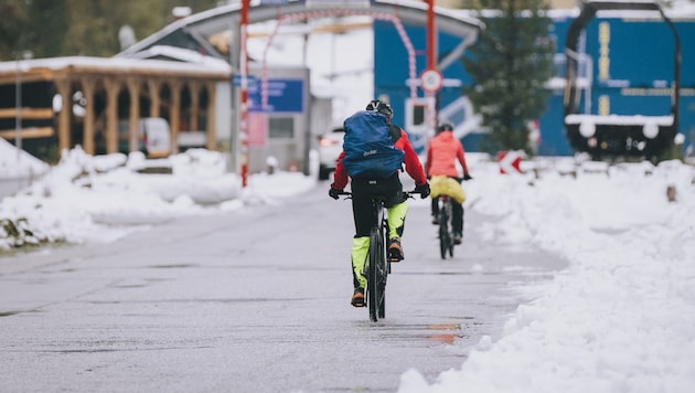 Im Gasteinertal schneit es. (Bild: APA/EXPA/JFK)