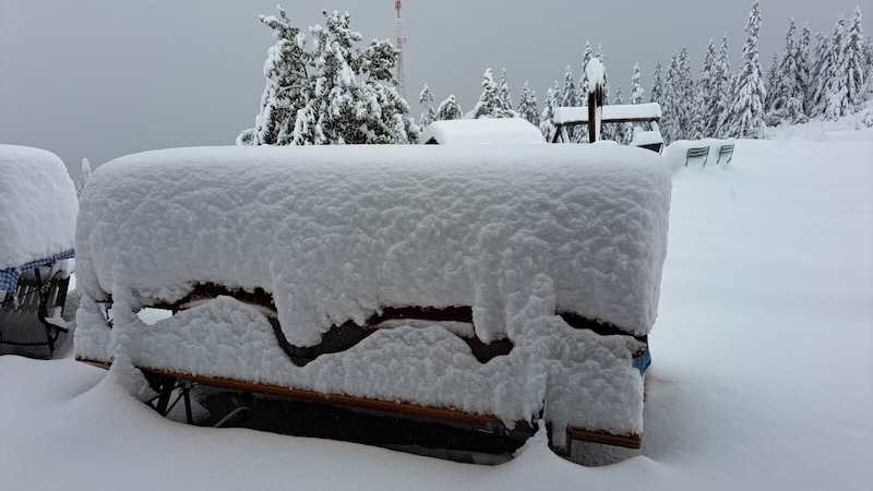 There is plenty of fresh snow at the Rauthhütte. (Bild: zVg)