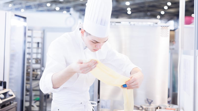 Impressions from the Worldskills in Lyon, day three: chef Silvius Pink (Bild: Florian Wieser)