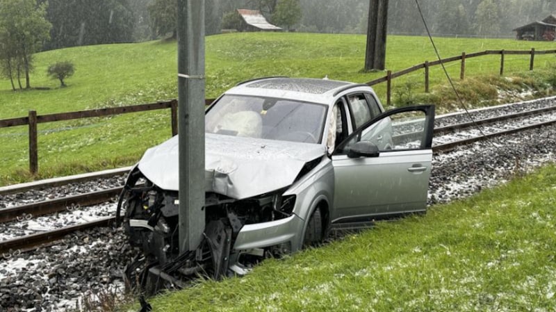 Dies war zuvor einem Skoda passiert. (Bild: KaPo Appenzell Ausserhoden)