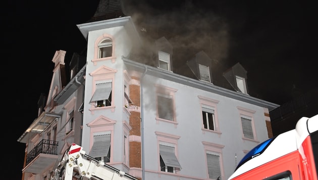 The cause of the fire has not yet been determined. (Bild: Kantonspolizei St. Gallen)