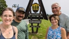 Familie Wanker aus Pittsburg auf Besuch in Eibiswald (Bild: zVg)