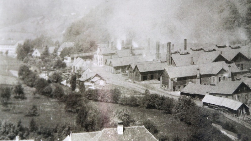 The steelworks in Eibiswald was closed in 1905. (Bild: Fürbass Josef)