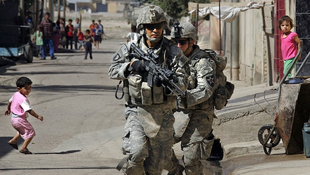 US Army soldiers in Iraq (symbolic image) (Bild: AFP)