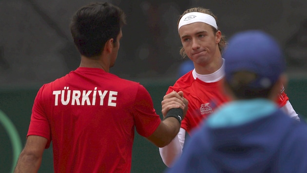 Lukas Neumayer (rechts) setzte sich gegen Cem Ilkel durch. (Bild: GEPA/GEPA pictures)