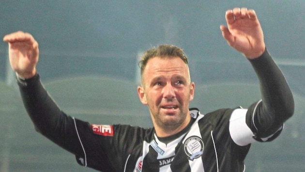 Auch Sturm-Ikone Mario Haas läuft am Samstag auf.
