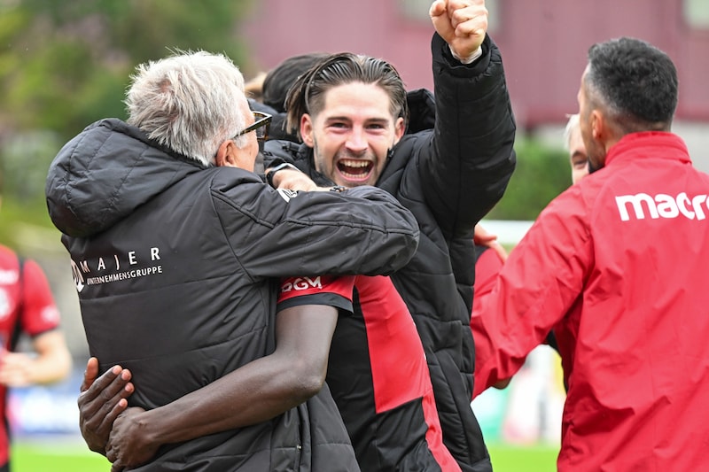 In the end, however, Bregenz were still able to celebrate their third win of the season. (Bild: GEPA pictures)