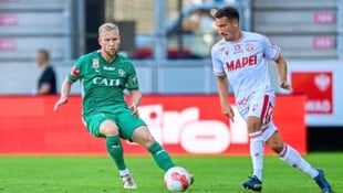 Michael Lang (re.) traf in der Bundesliga schon zweimal für den GAK (Bild: GEPA/GEPA pictures)