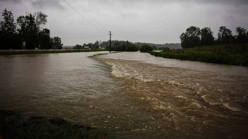 The situation is tense, as here in Neukirchen an der Enknach (Bild: Scharinger Daniel/Pressefoto Scharinger © Daniel Scharinger)