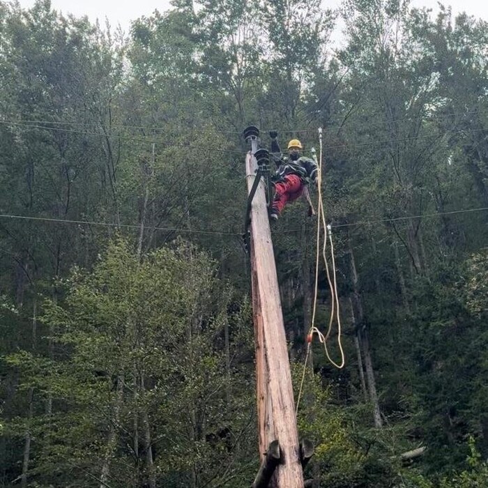 Die Mitarbeiter der Energie Steiermark arbeiten auf Hochtouren.