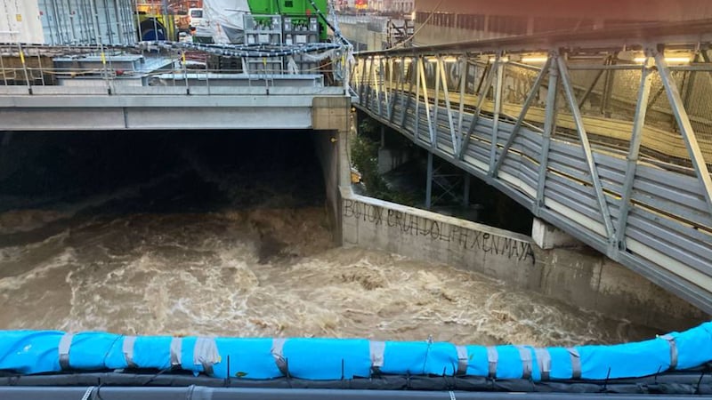 U2-Baustelle Pilgramgasse am Wochenende. (Bild: Wiener Linien)