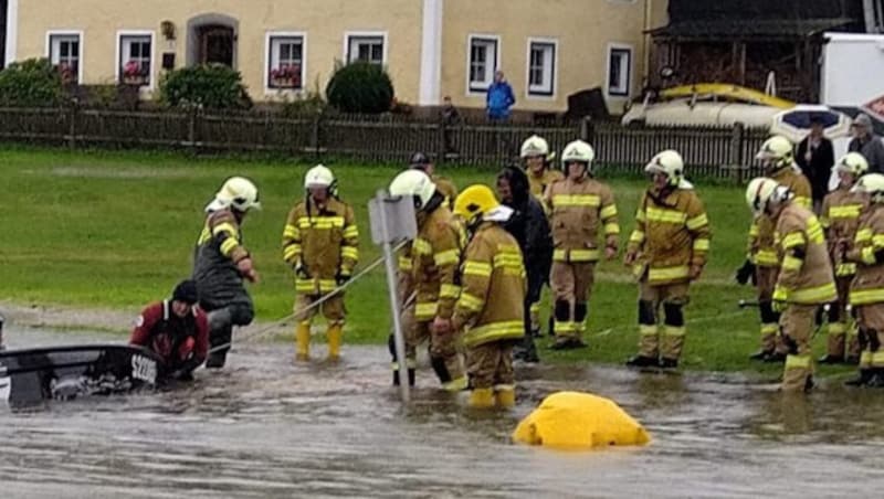 Storms in Lower Austria (Bild: APA/WASSERRETTUNG LV SALZBURG)