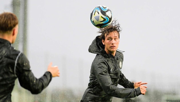 Böving and Co. prefer to train in Graz than in front of spies. (Bild: GEPA/GEPA pictures)