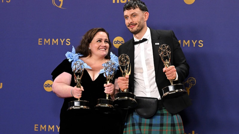 Jessica Gunning and Richard Gadd (Bild: APA Pool/AFP/Robyn Beck)