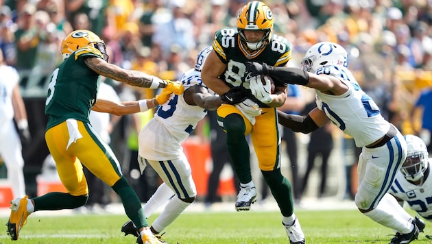 Die Green Bay Packers bezwingen die Indianapolis Colts. (Bild: Getty Images/Patrick McDermott)