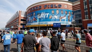 Das Ford Field in Detroit: Die Heimstätte der Lions (Bild: AFP/APA/Getty Images via AFP/GETTY IMAGES/Gregory Shamus)