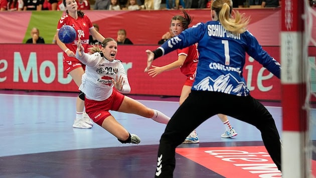 Österreichs Handballfrauen, hier Ines Ivancok, freuen sich auf die Heim-EM. (Bild: ÖHB/Agentur DIENER/Carsten Harz)