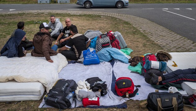 Asylum seekers in the Netherlands (archive photo)