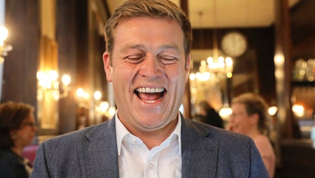 In a good mood: Stefan Kaineder, deputy national chairman of the Greens, is looking forward to the election on September 29 with confidence. (Bild: Jöchl Martin)