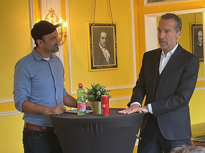 Christian Kern überzeugte mit Witz und Charme.