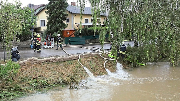 A pensioner (80) drowned helplessly in this housing estate in Höbersdorf. (Bild: Jöchl Martin)