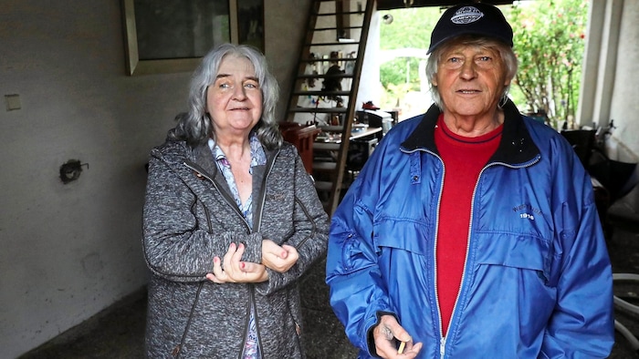 Margarete and Franz M. cannot believe the death of the popular Höbersdorfer Leo B.
