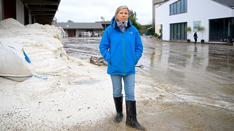 Mill owner Gabriele Plattner laments the loss of millions. (Bild: Antal Imre)