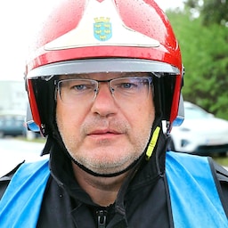 Feuerwehrkommandant Markus Schauhuber (Bild: Jöchl Martin)