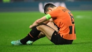 Schachtar Donezk (im Bild Kapitän Taras Stepanenko) kann seine Heimspiele wegen des Kriegs seit ...
