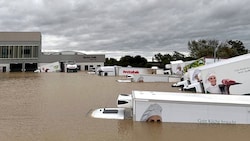 Die Betriebsstätte des Unternehmens AstroKalb wurde durch das Unwetter vollständig geflutet – mit einem Schaden in Millionenhöhe ist zu rechnen. (Bild: AstroKalb)