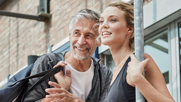 Statistically speaking, relationships between older men and women and much younger partners are "not the rule, but rather the exception". (Bild: Westend61 / Roger Richter)