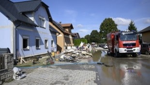 In Markersdorf richteten die enormen Regenfälle im September verheerende Schäden an.  (Bild: Antal Imre/Imre Antal)